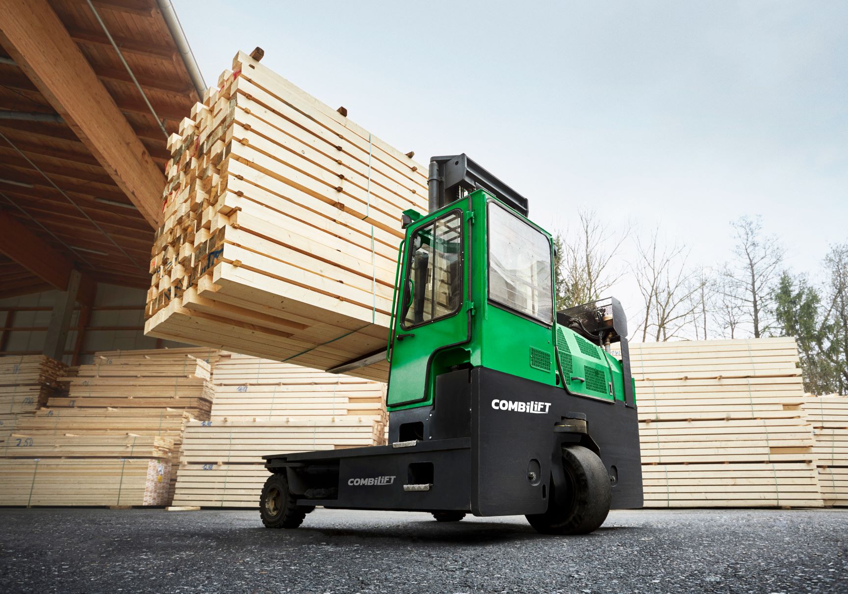 Combilift – Combi C-Series – Multi-directional Forklift – Long Load Handling - Engineered Wood - Lumber Timber - Outdoor Combilift – Combi C-Series – Multi-directional Forklift – Long Load Handling - Engineered Wood - Lumber Timber - Outdoor