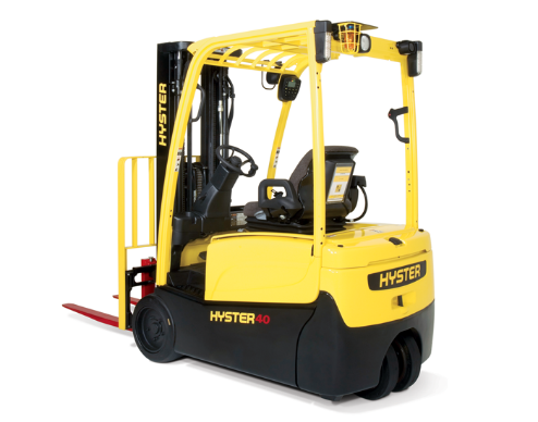 349ff7a4-ef3d-4fed-99ae-a224d8cf176f Hyster back left view of forklift